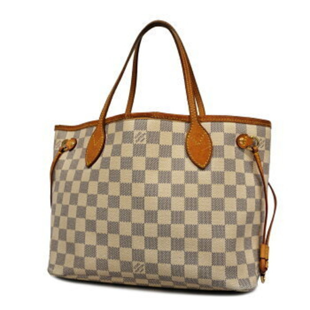 Louis Vuitton Damier Azur Neverfull PM Tote Bag